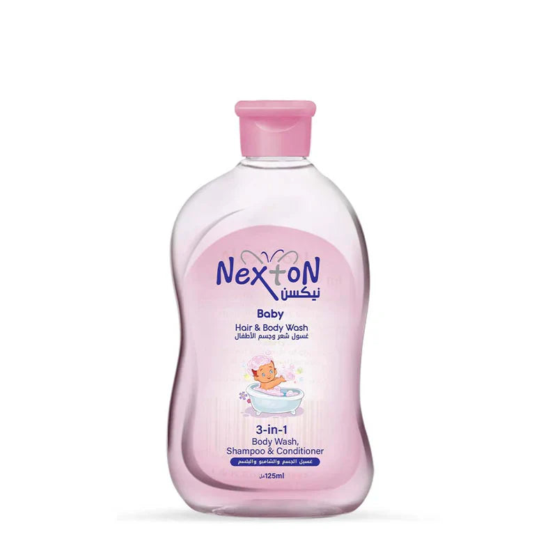 Nexton | Baby Hair & Body Wash 3 in 1 | Best Price in Pakistan original skincare product Pakistan