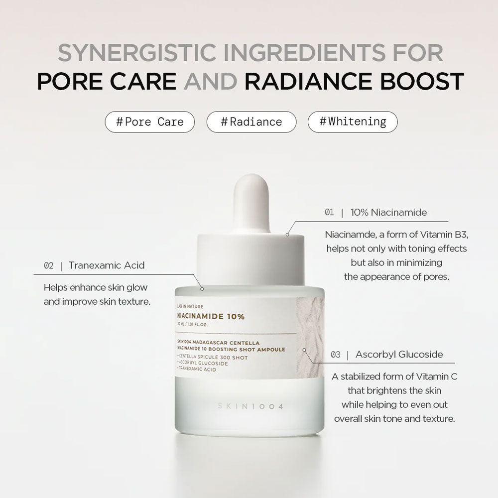 Skin1004 | Madagascar Centella Niacinamide 10 Boosting Shot Ampoule | 30ml | Best Price in Pakistan original skincare product Pakistan Main image