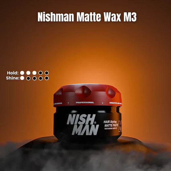 Nishman | Matte Hair Styling Clay | 100Ml | Matte Wax M3 | Best Price in Pakistan original skincare product Pakistan
