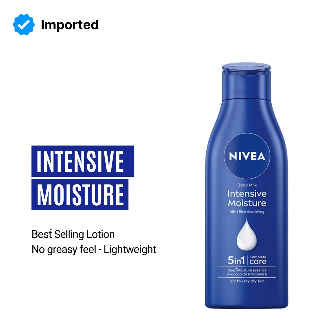 Nivea Body Lotion Intensive Moisture | 100ml | Best Price in Pakistan original skincare product Pakistan مرکزی تصویر
