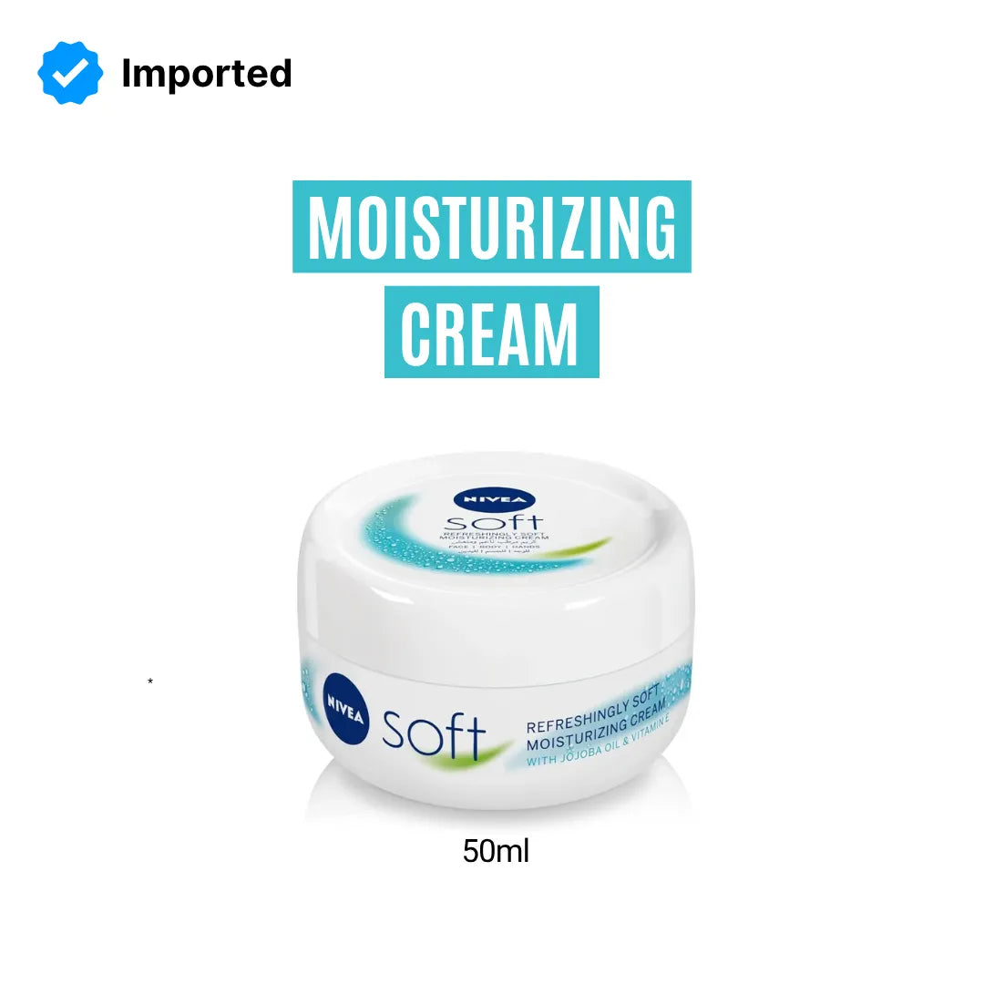Nivea Soft Cream | 50ml | Best Price in Pakistan original skincare product Pakistan