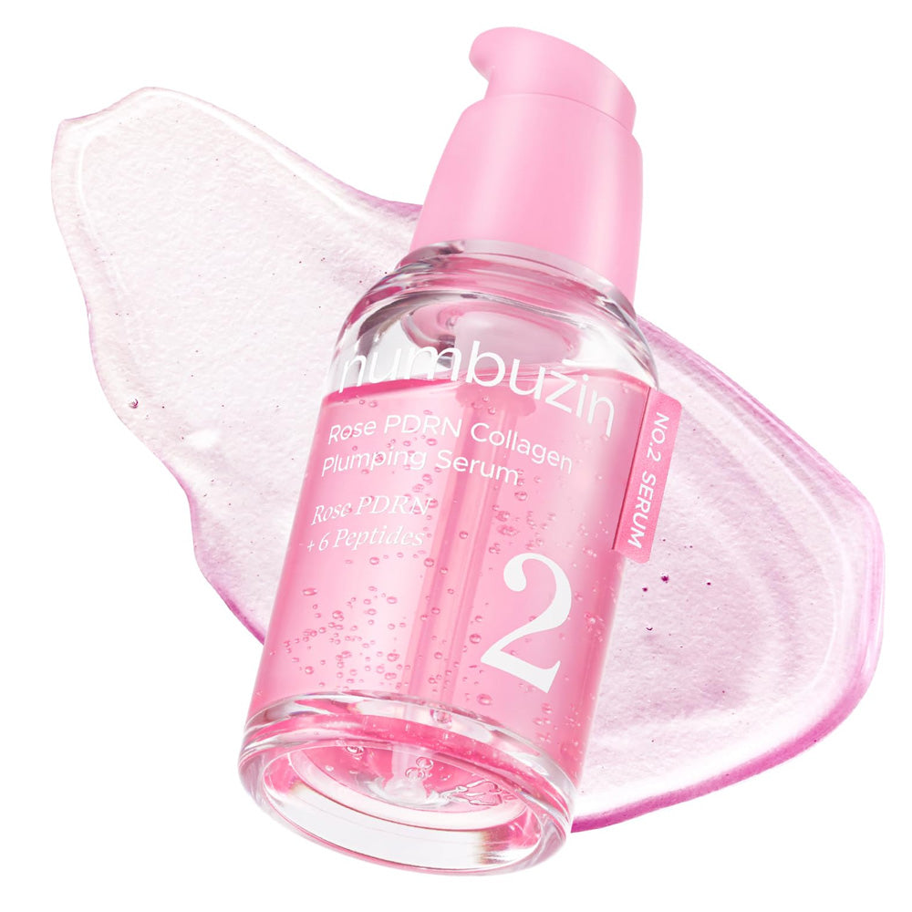 Numbuzin | No.2 Rose PDRN Collagen Plumping Serum | 30ml | Best Price in Pakistan original skincare product Pakistan Main image