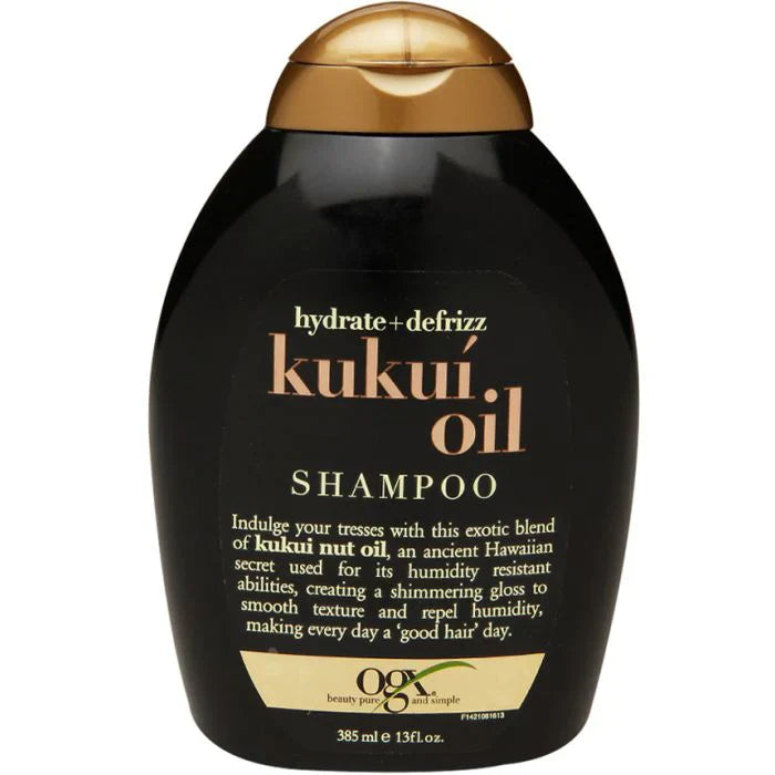 OGX | Hydrate & Defrizz + Kukui Oil Shampoo | 385ml | Best Price in Pakistan original skincare product Pakistan مرکزی تصویر