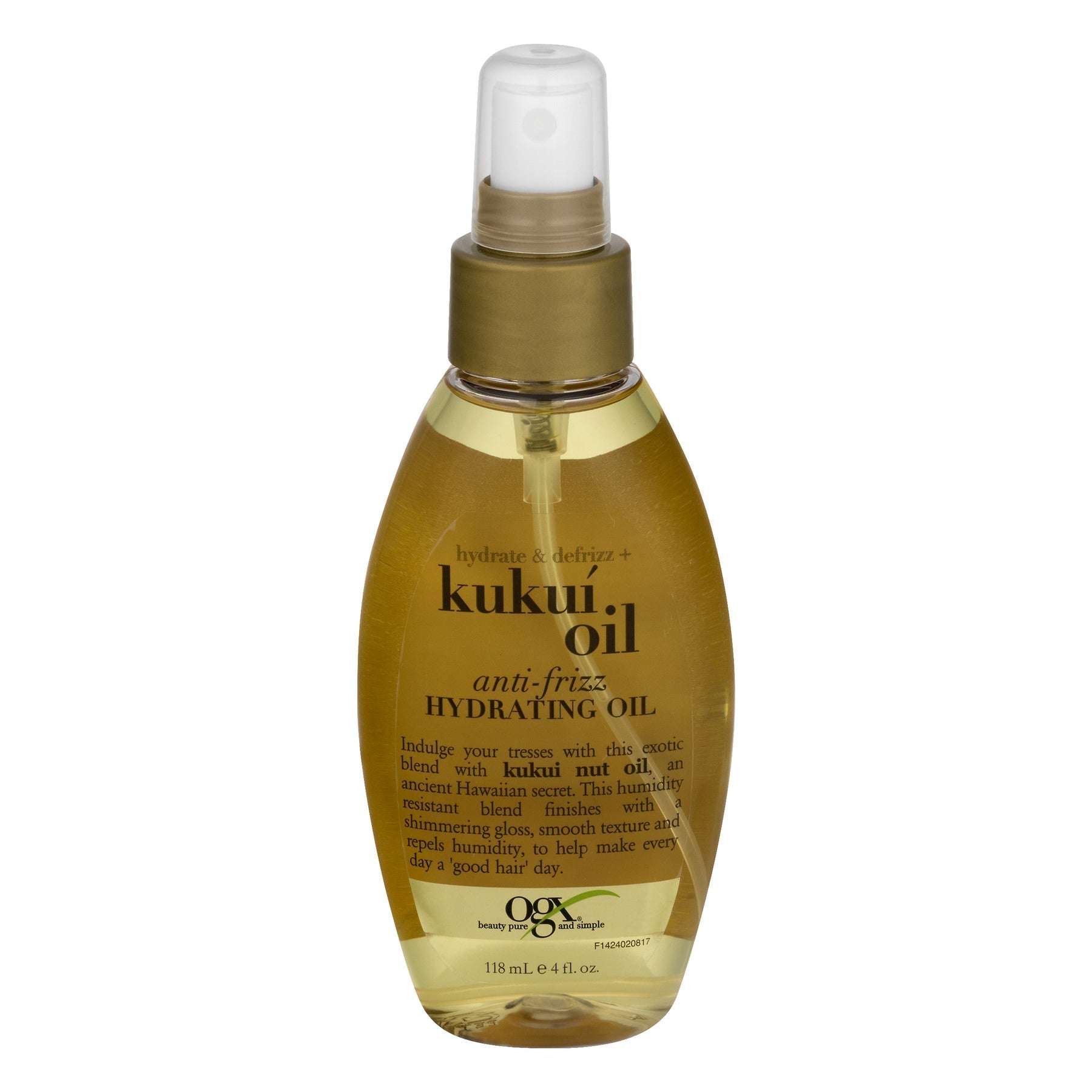 OGX | Kukui Anti Frizz Hydrating Oil | 118ml | Best Price in Pakistan original skincare product Pakistan مرکزی تصویر