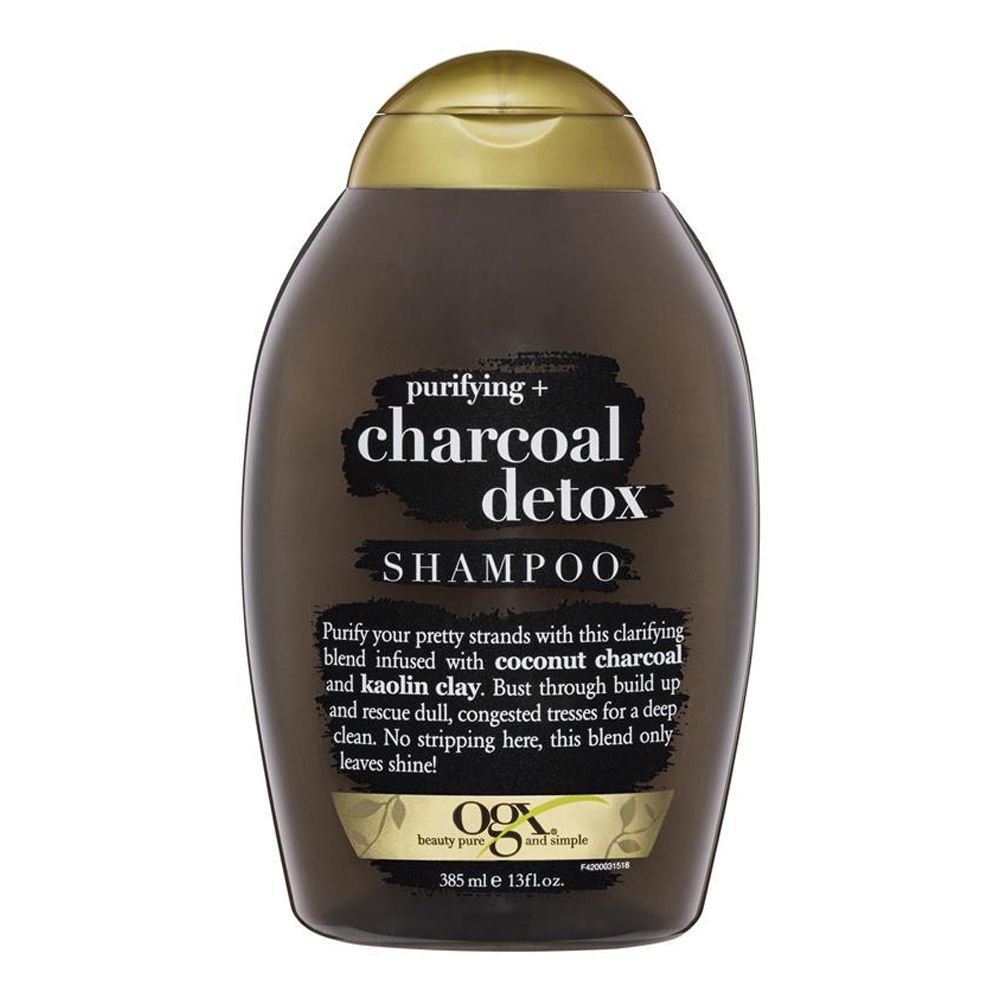 OGX | Purifying + Charcoal Detox Shampoo | 385ml | Best Price in Pakistan original skincare product Pakistan مرکزی تصویر
