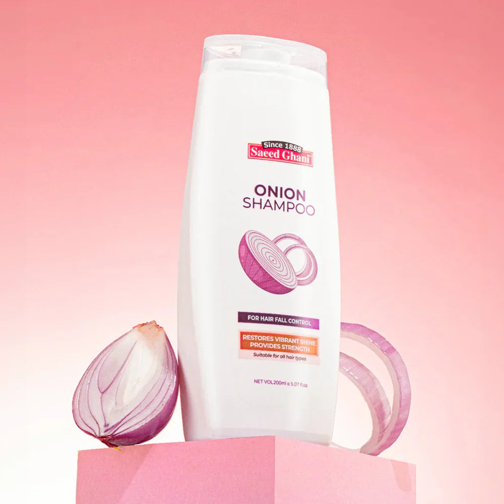 Saeed Ghani | Anti Hairfall Onion Shampoo | Best Price in Pakistan original skincare product Pakistan