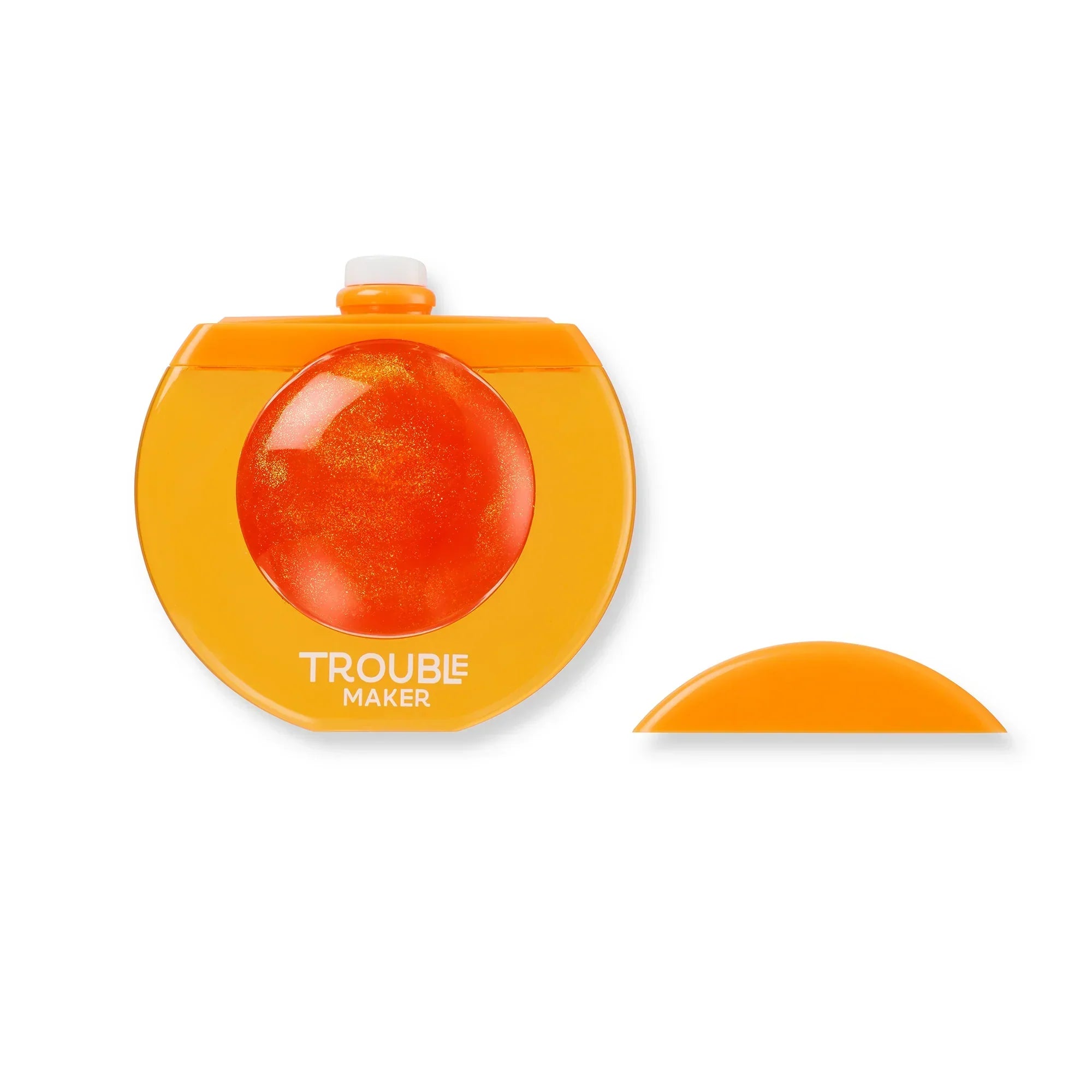 Trouble Maker | Bubble Trouble Lip Gloss | Ola Orange | Best Price in Pakistan original skincare product Pakistan مرکزی تصویر