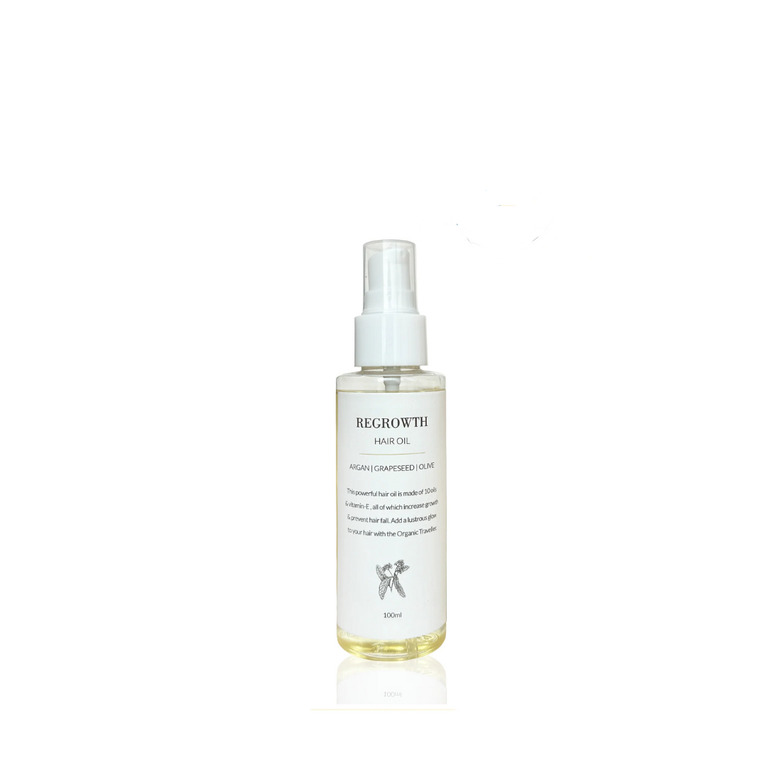Organic Traveller | Regrowth Hair Oil | Best Price in Pakistan original skincare product Pakistan Main image