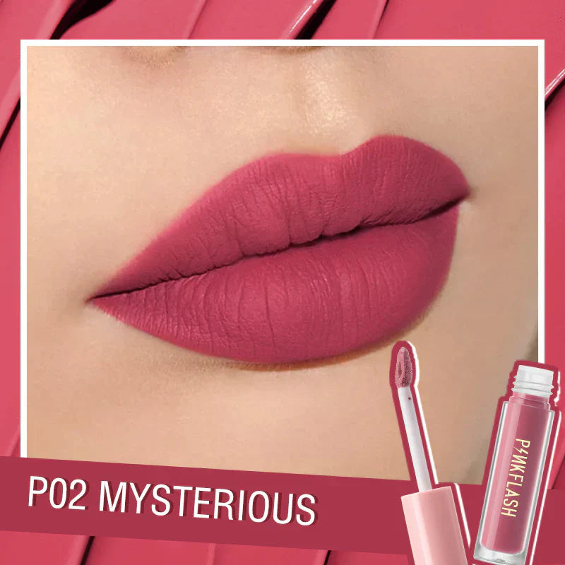 PinkFlash | Lasting Matte Lipcream | P02 | Best Price in Pakistan original skincare product Pakistan مرکزی تصویر