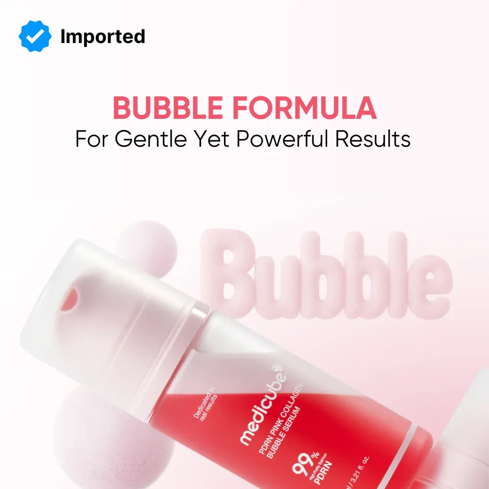 MEDICUBE PDRN Pink Collagen Bubble Serum | 95ml | Best Price in Pakistan original skincare product Pakistan