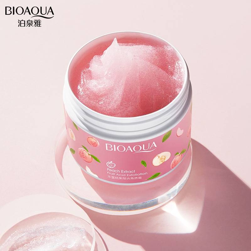 Bioaqua Peach Extract Fruit Acid Exfoliating Face Gel Cream 140g | Best Price in Pakistan original skincare product Pakistan