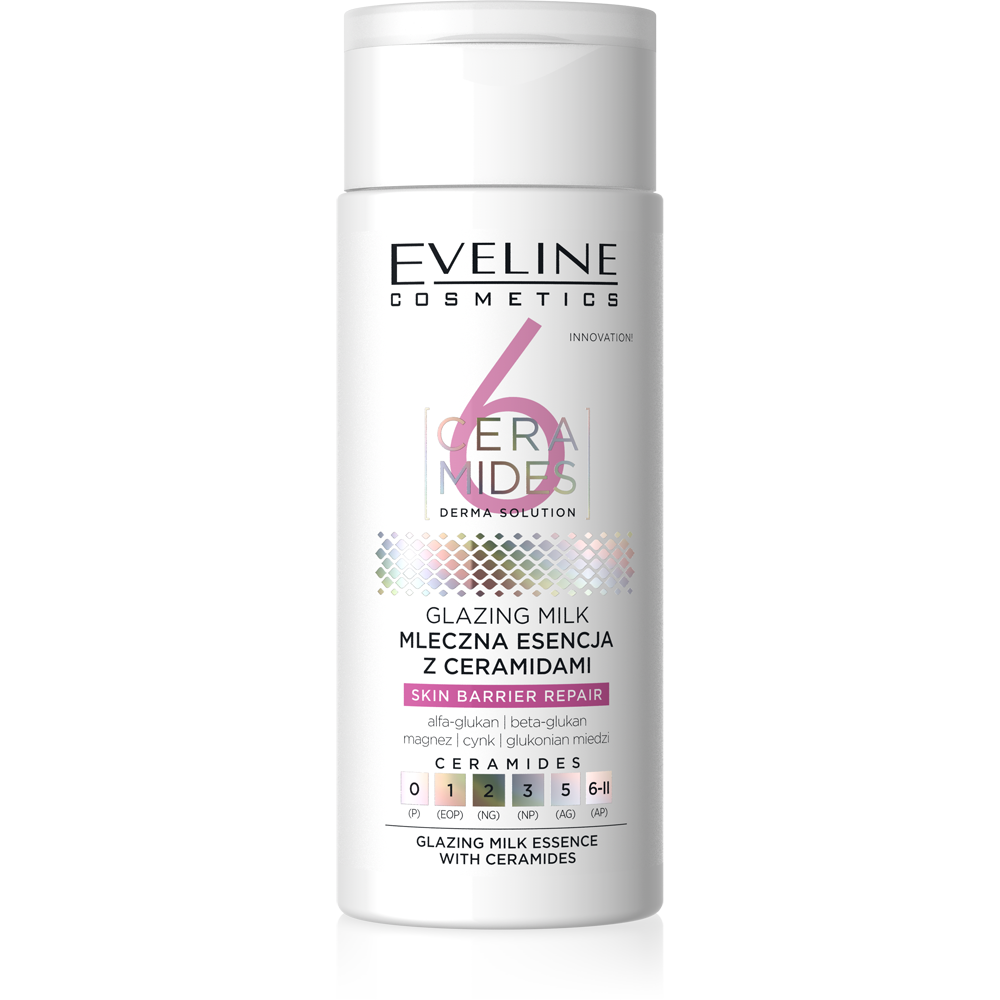 Eveline 6 Ceramides Glazing Milk Essence With Ceramides Moisturizer | 150ml | Best Price in Pakistan original skincare product Pakistan