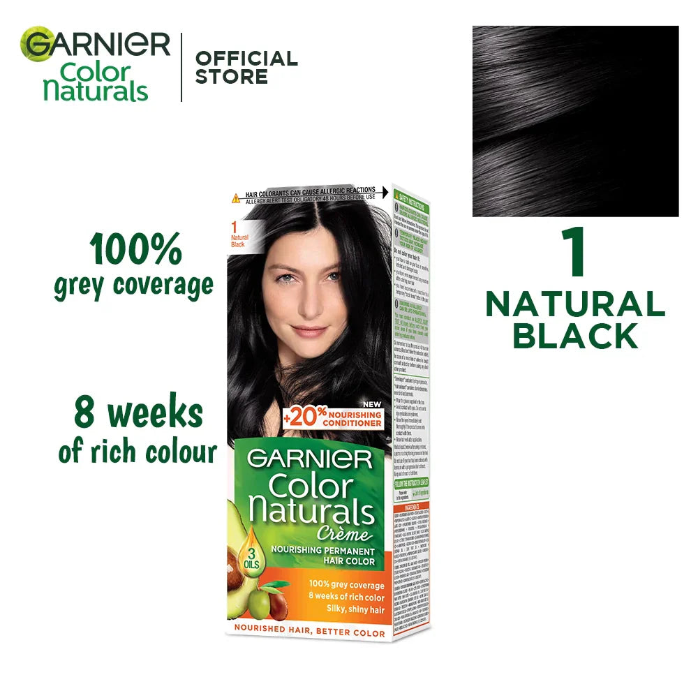 Garnier Color Naturals | 1 Natural black | Best Price in Pakistan original skincare product Pakistan
