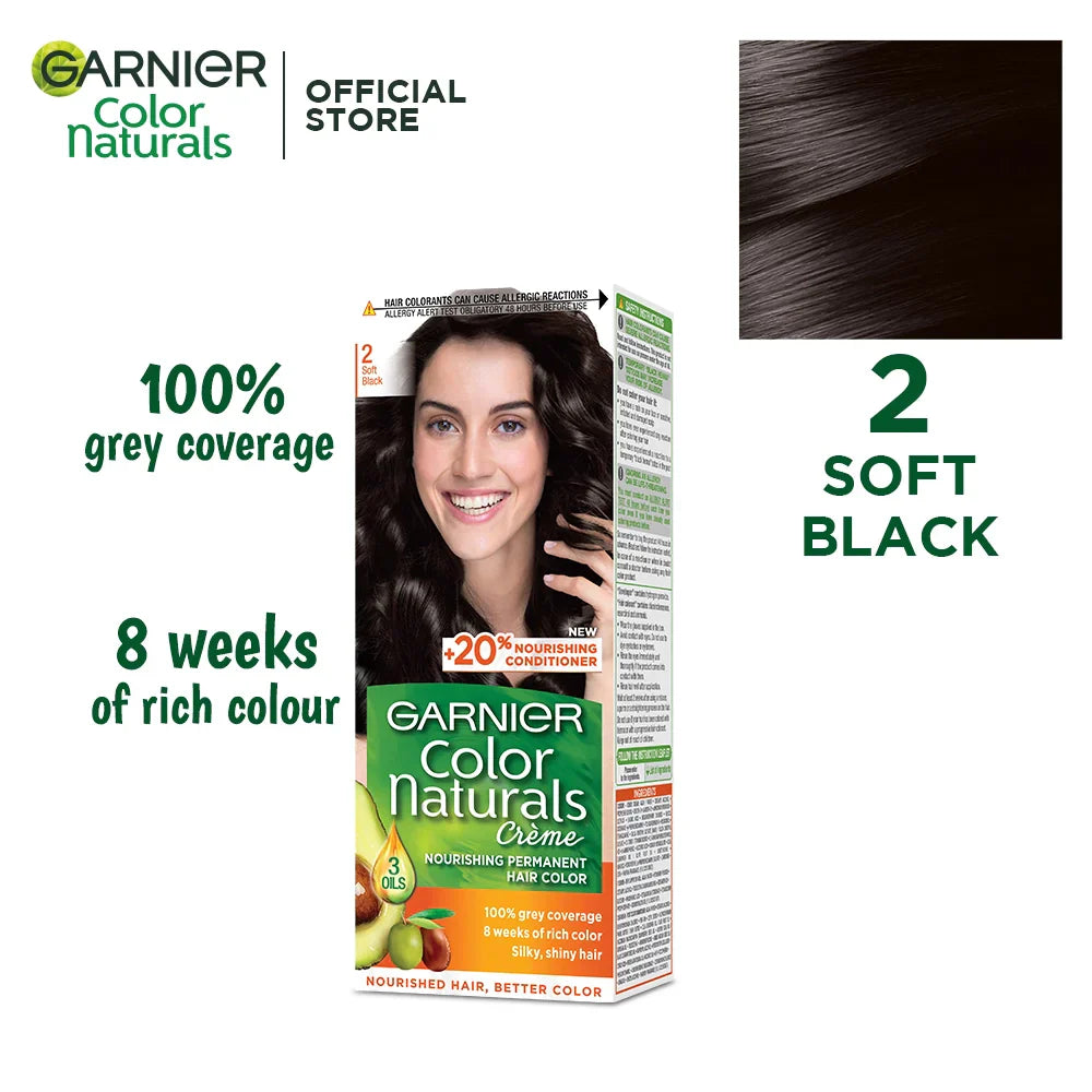 Garnier Color Naturals | 2 Soft Black | Best Price in Pakistan original skincare product Pakistan Main image