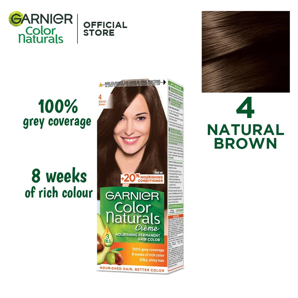 Garnier Color Naturals | 4 Brown | Best Price in Pakistan original skincare product Pakistan Main image