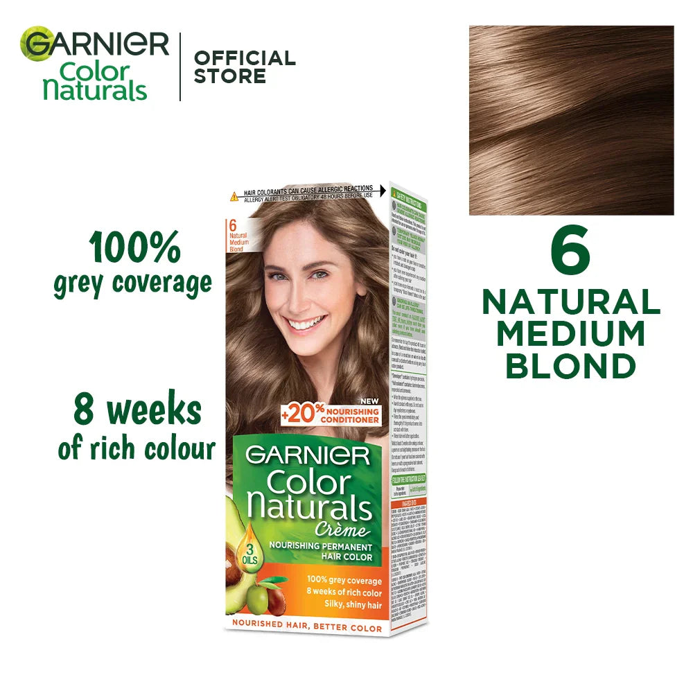 Garnier Color Naturals | 6 Natural Medium Blond | Best Price in Pakistan original skincare product Pakistan