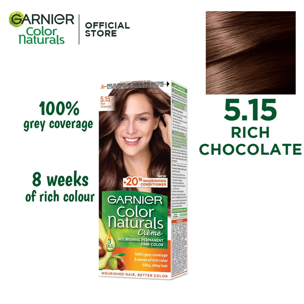 Garnier Color Naturals | 5.15?ÿRich Chocolate | Best Price in Pakistan original skincare product Pakistan
