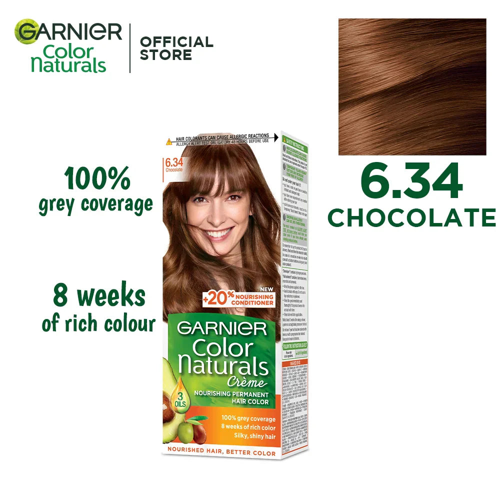 Garnier Color Naturals | 6.34 Chocolate | Best Price in Pakistan original skincare product Pakistan