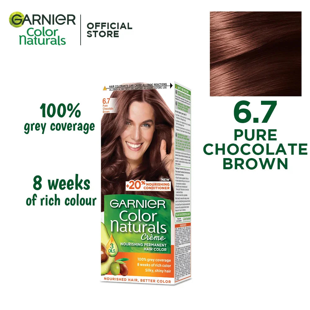Garnier Color Naturals | 6.7 Sparkle Pure Chocolate Brown | Best Price in Pakistan original skincare product Pakistan Main image