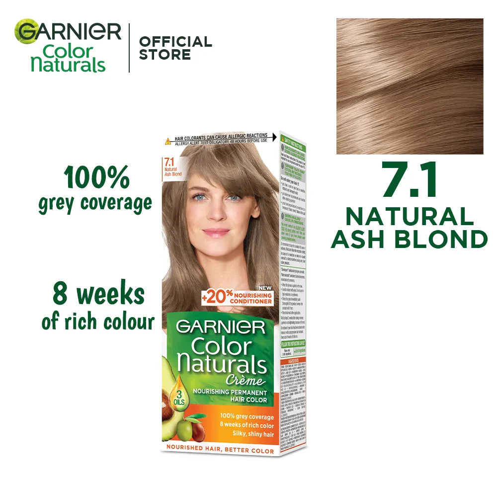 Garnier Color Naturals | 7.1 Natural Ash Blond | Best Price in Pakistan original skincare product Pakistan