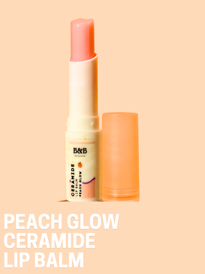B&B Derma | Peach Glow Ceramide Lip Balm | Best Price in Pakistan original skincare product Pakistan