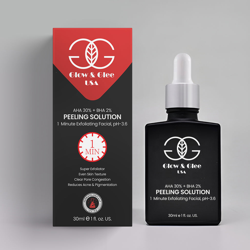 Glow & Glee AHA 30% + BHA 2% Peeling Solution 30Ml | Best Price in Pakistan original skincare product Pakistan