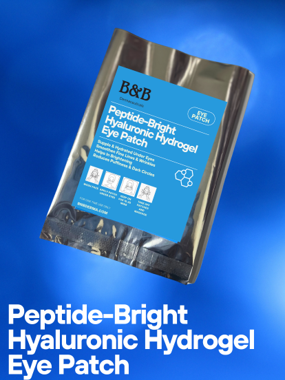 B&B Derma | Peptide-Bright Hyularonic Hydrogel Eye Patches | Best Price in Pakistan original skincare product Pakistan Main image