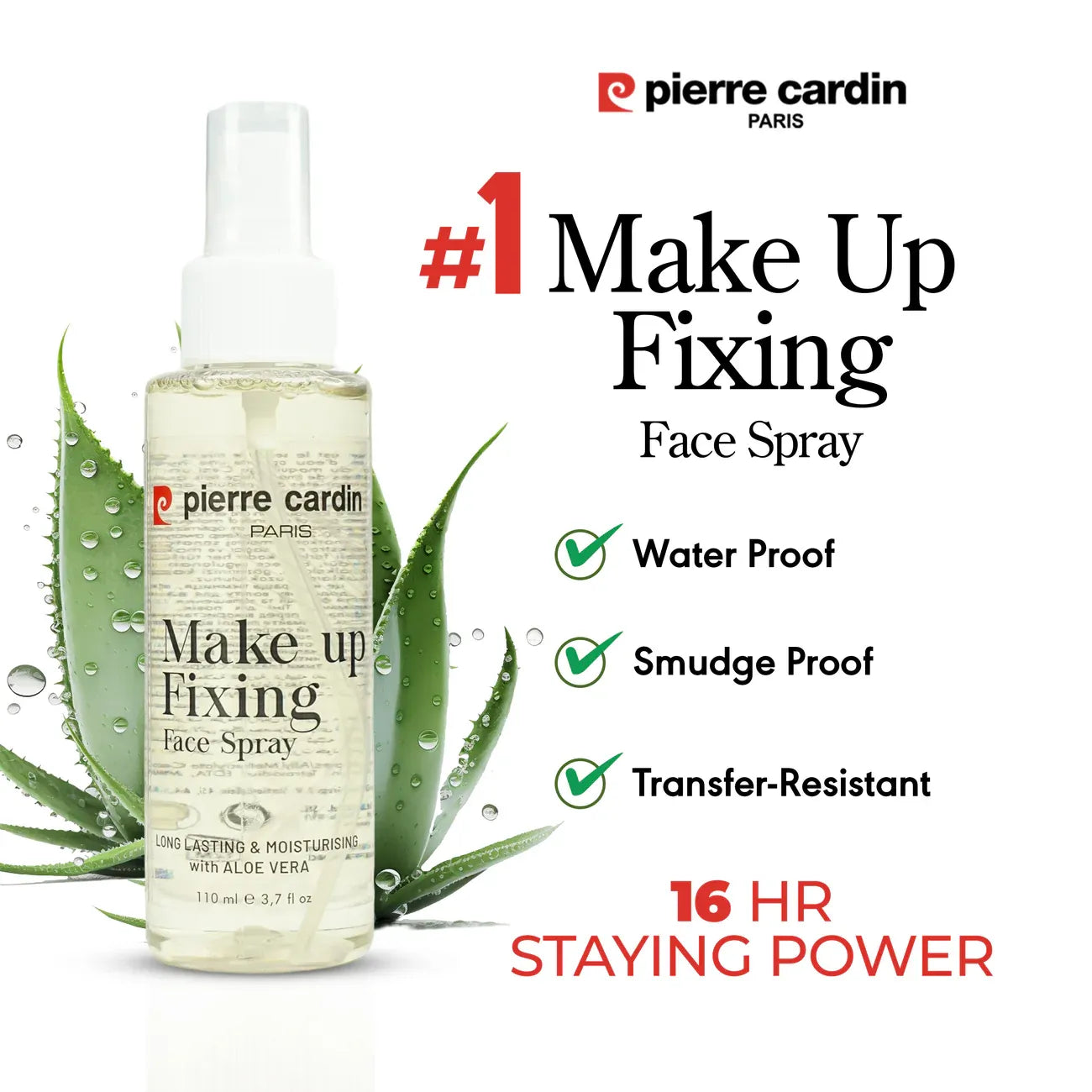 Pierre Cardin Make Up Fixing Spray | 110ml | Best Price in Pakistan original skincare product Pakistan Main image