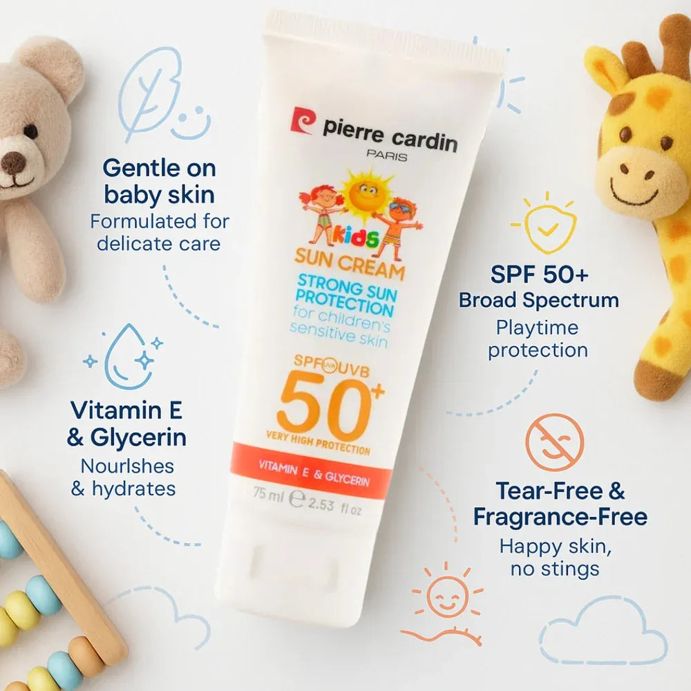 Pierre Cardin Sun Cream For Baby | 75ml | Best Price in Pakistan original skincare product Pakistan Main image