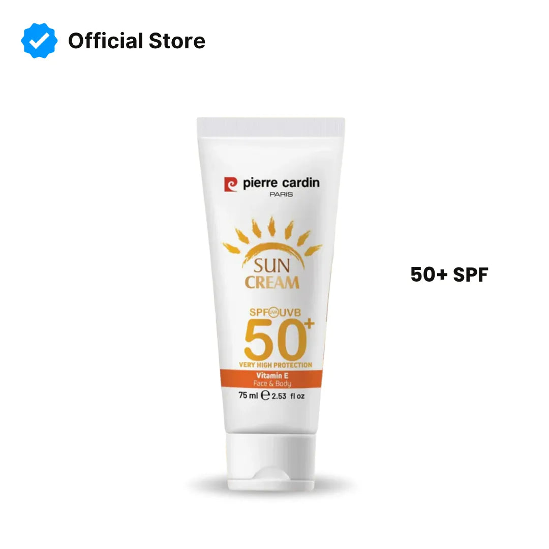 Pierre Cardin Sun Cream High Protection SPF50+ -75ml | Best Price in Pakistan original skincare product Pakistan Main image