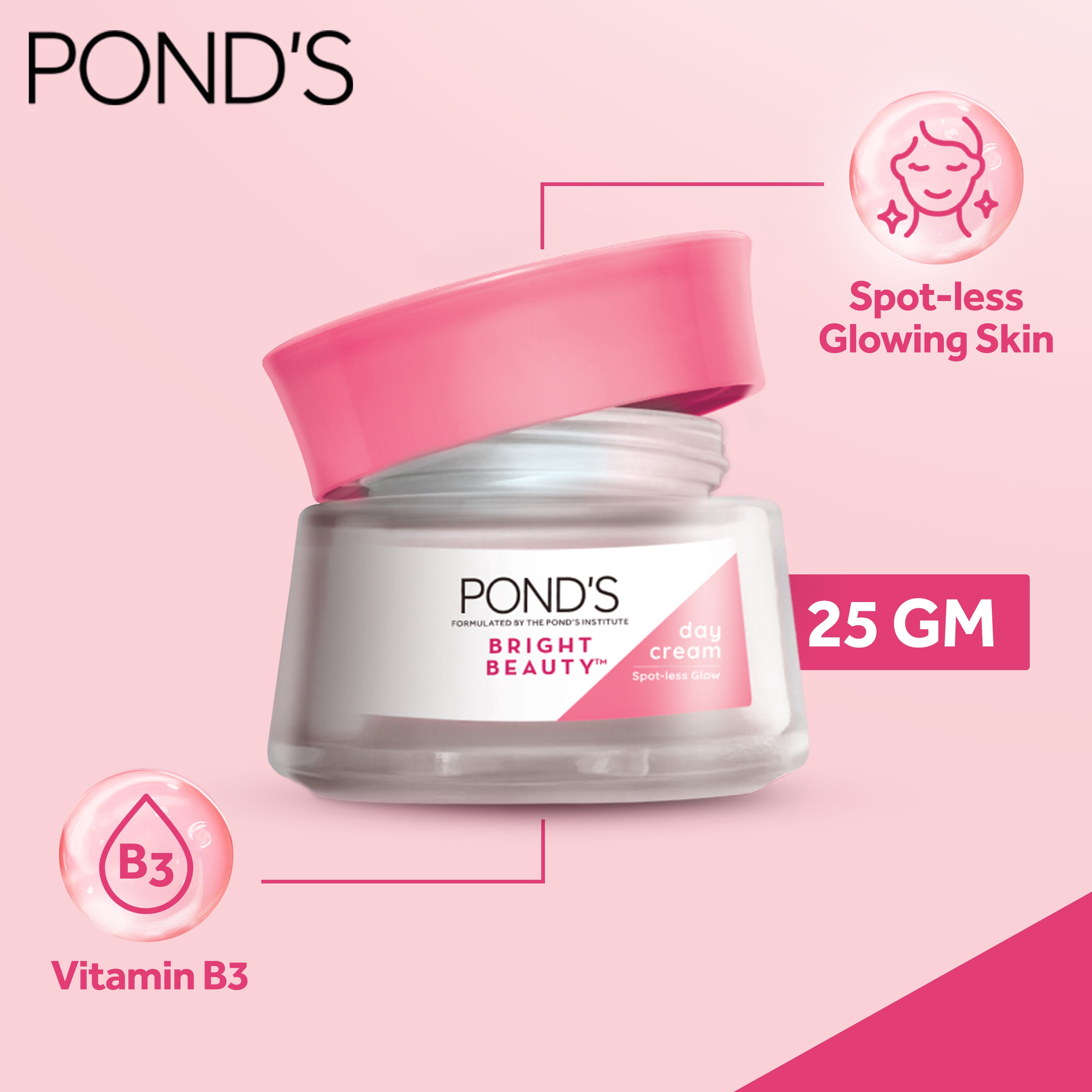 Ponds Bright Beauty Day Cream | 25G | Best Price in Pakistan original skincare product Pakistan Main image