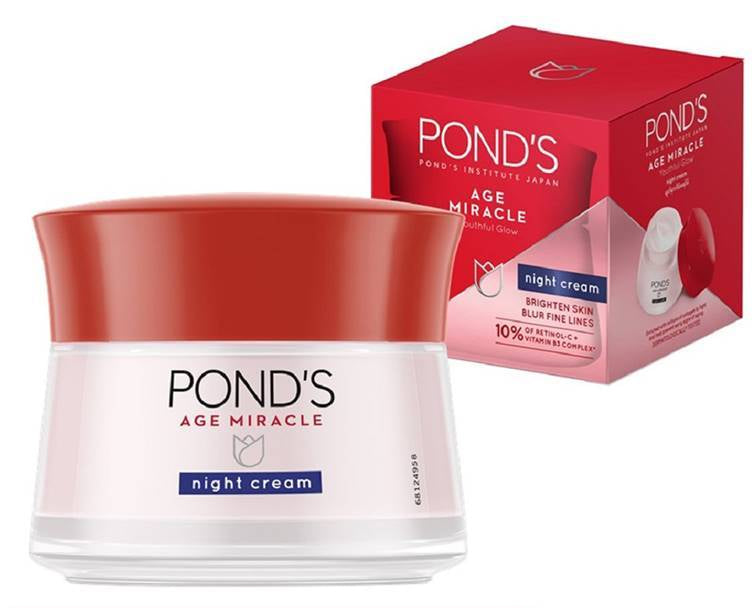 Ponds Age Miracle Youthful Glow Night Cream 50G | Best Price in Pakistan original skincare product Pakistan Main image