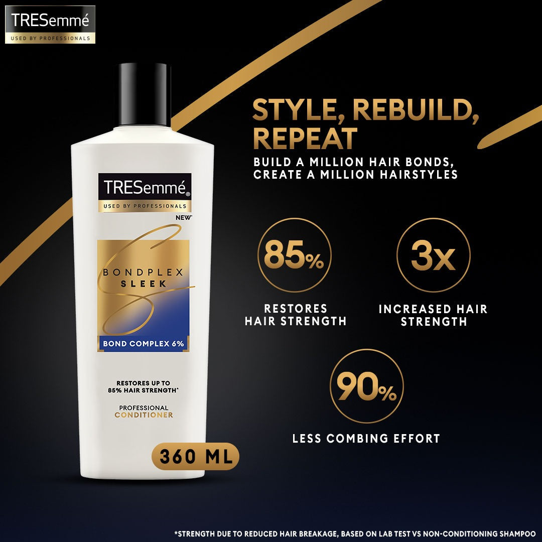 Tresemme | Bondplex Sleek And Repair Conditioner | 360ml | Best Price in Pakistan original skincare product Pakistan