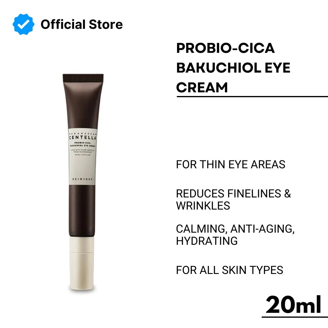 Skin1004 Madagascar Centella Probio-Cica Bakuchiol Eye Cream | 20ml | Best Price in Pakistan original skincare product Pakistan