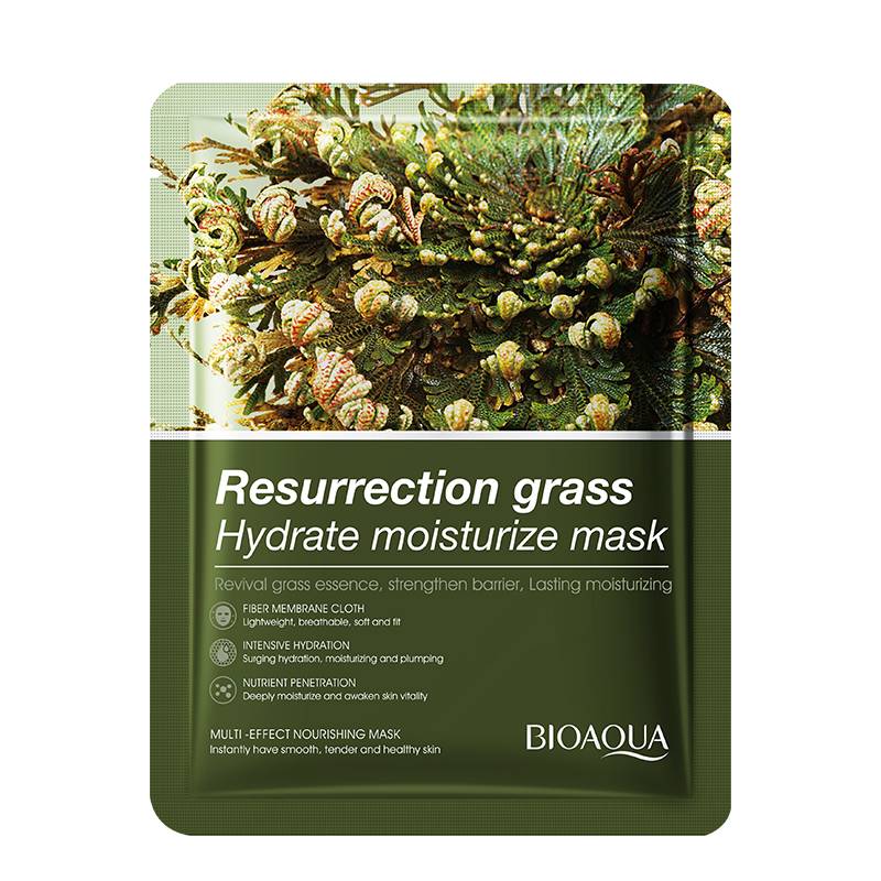 Bioaqua Resurrection Grass Facial Mask | 1 PC | Best Price in Pakistan original skincare product Pakistan