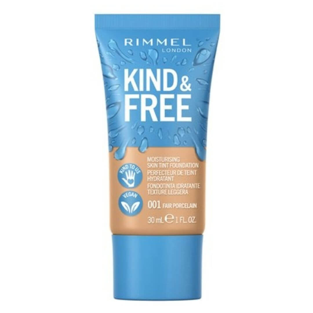 Rimmel Kind & Free Moisturising Skin Tint Foundation | 001 Fair Porcelain | Best Price in Pakistan original skincare product Pakistan
