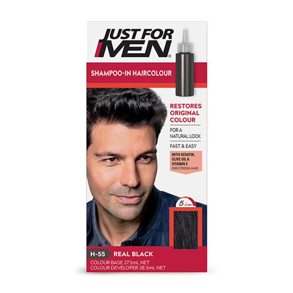 Just For Men | Shampoo-In Haircolour | Real Black | Best Price in Pakistan original skincare product Pakistan