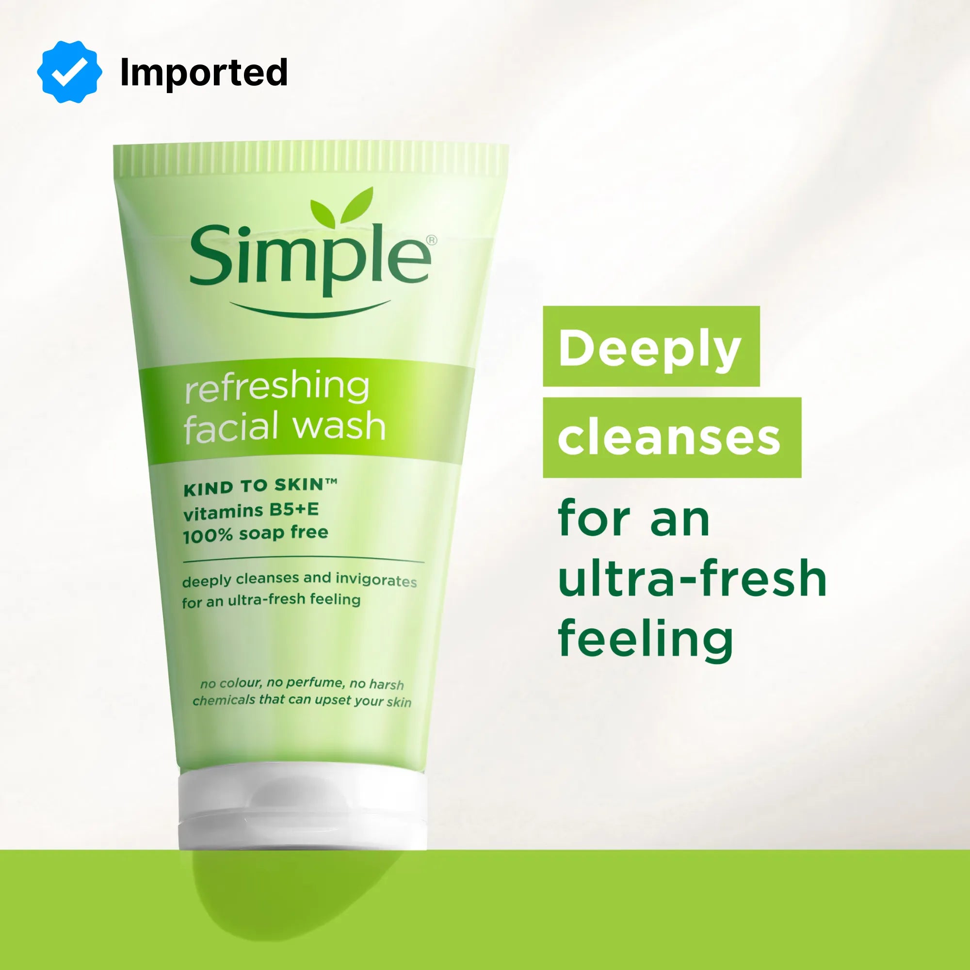 Simple Face Wash Refreshing 150ml | Best Price in Pakistan original skincare product Pakistan