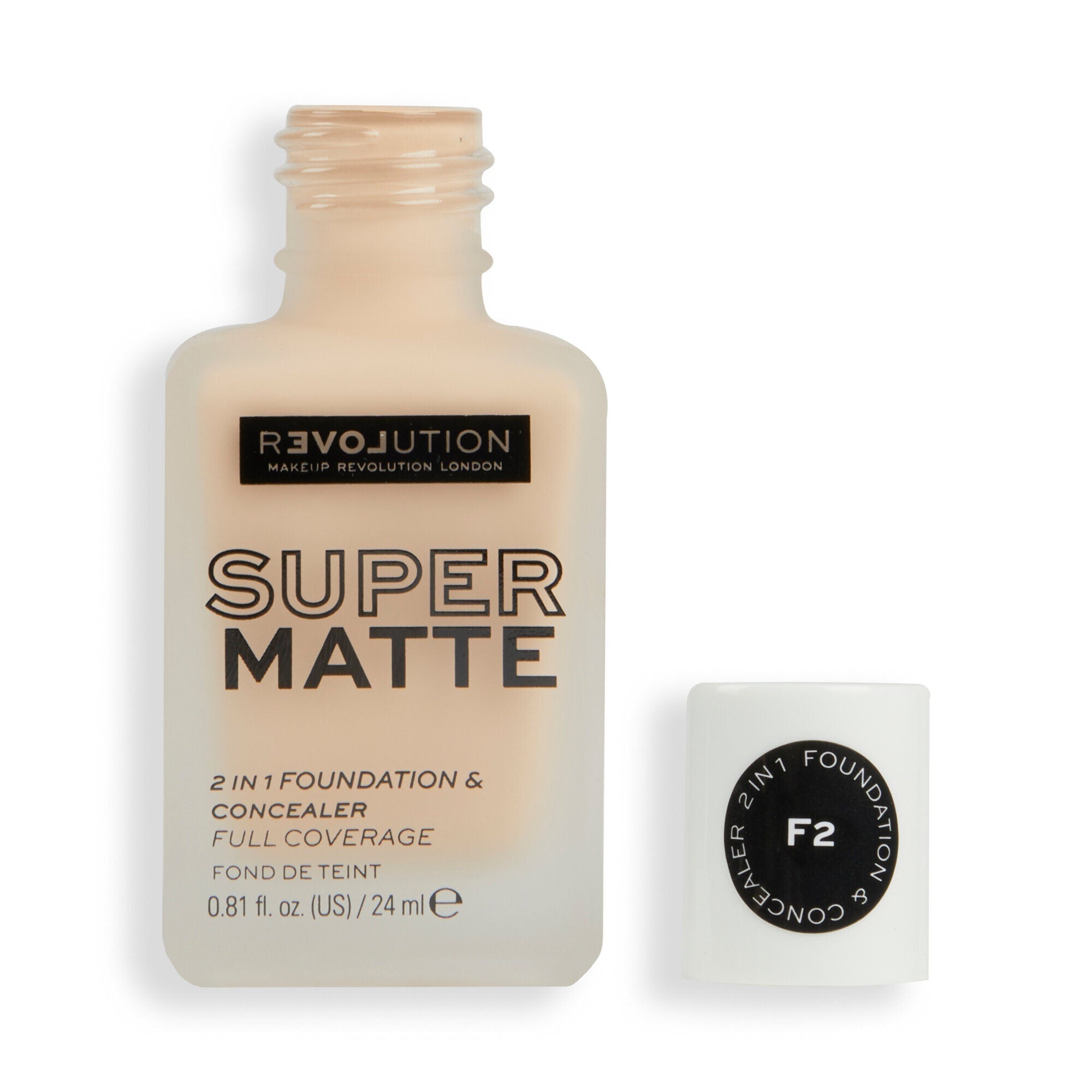 Relove By Revolution Supermatte Foundation F2 24ml | Best Price in Pakistan original skincare product Pakistan