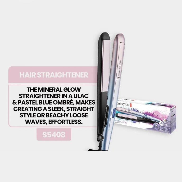 Remington | Hair Straightener Mineral Glow Model No. S5408 | Best Price in Pakistan original skincare product Pakistan مرکزی تصویر