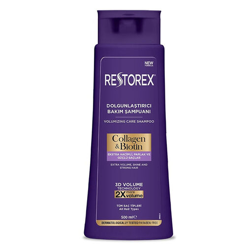 Restorex All Hair Types Volumizing Hair Care Shampoo 500ml | Best Price in Pakistan original skincare product Pakistan Main image