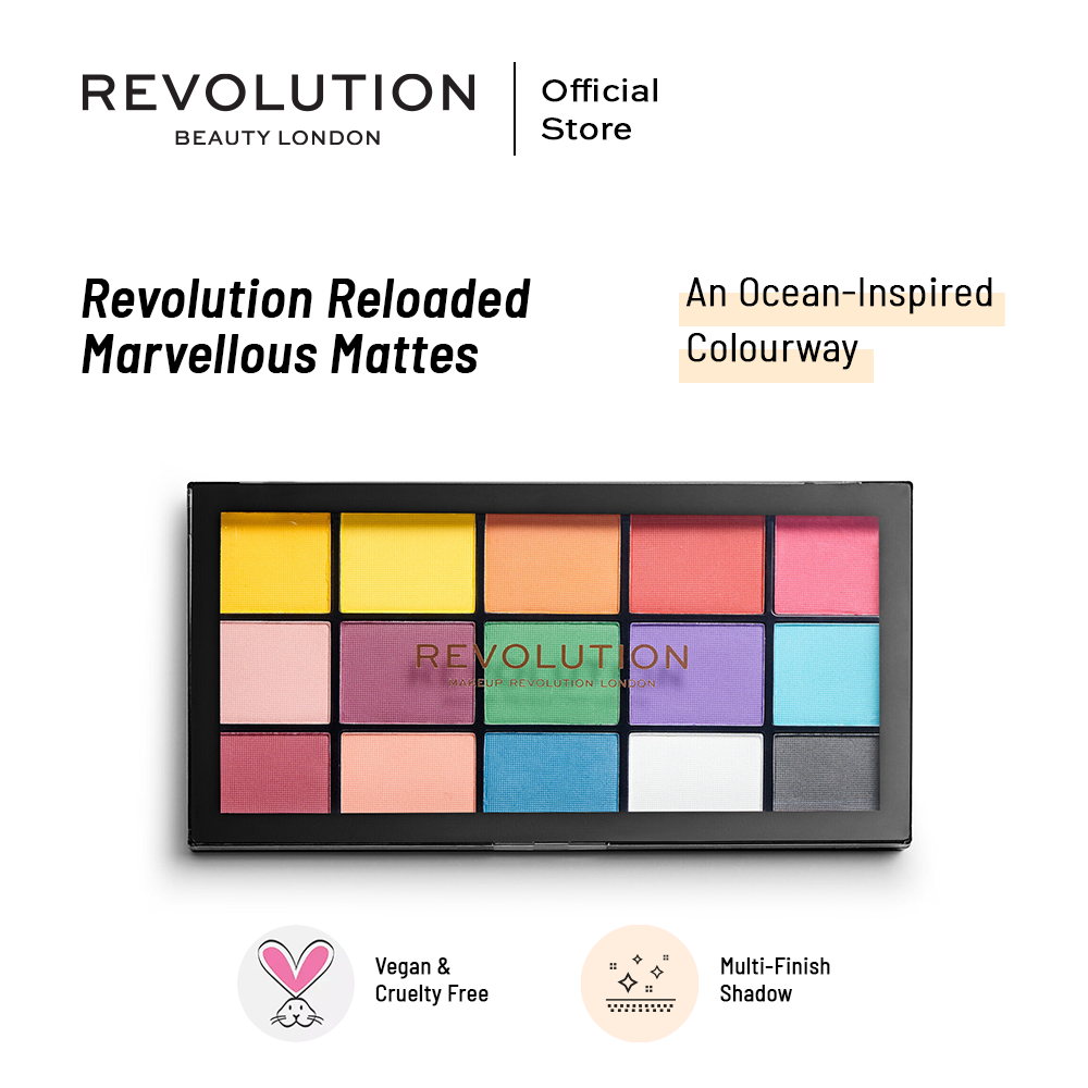 Makeup Revolution Reloaded Palette Marvellous Mattes | Best Price in Pakistan original skincare product Pakistan Main image