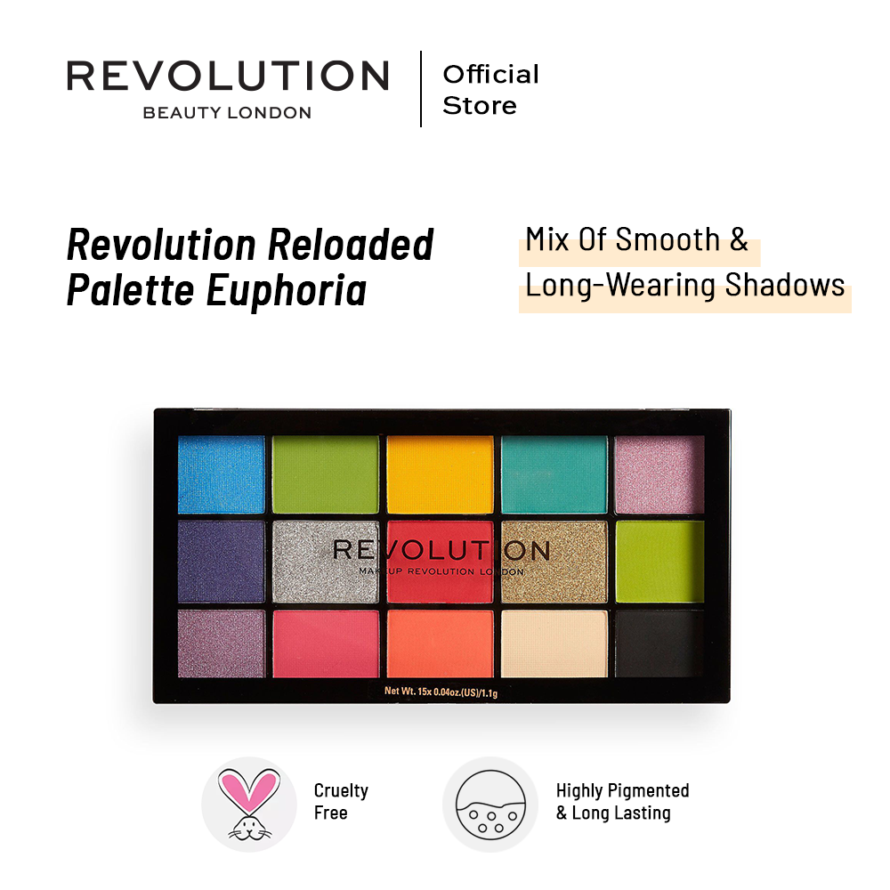 Makeup Revolution Reloaded Euphoria Eyeshadow Palette | Best Price in Pakistan original skincare product Pakistan