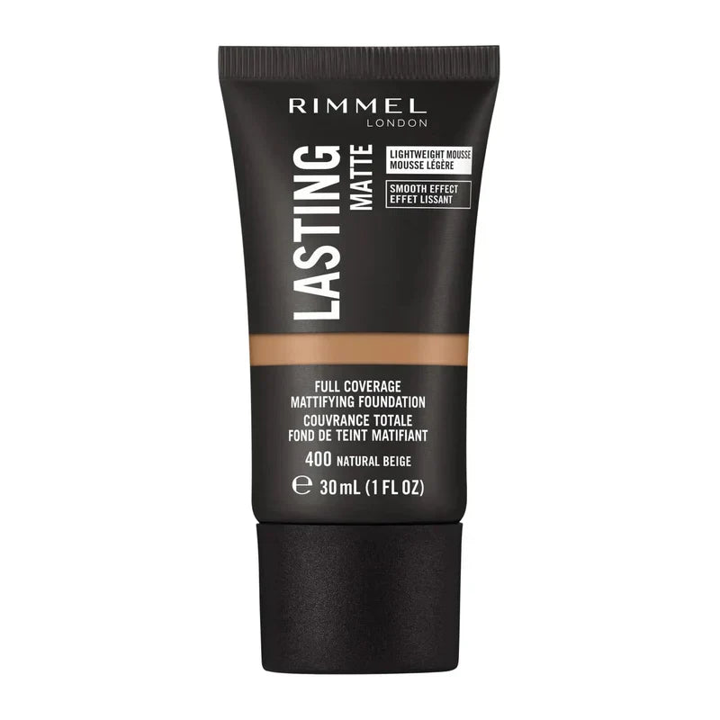 Rimmel | Lasting Matte Fnd 400 Natural Beige | Best Price in Pakistan original skincare product Pakistan