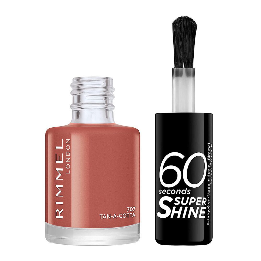 Rimmel London | 60 Second Nail Polish | 707 Tan-A-Cotta | Best Price in Pakistan original skincare product Pakistan
