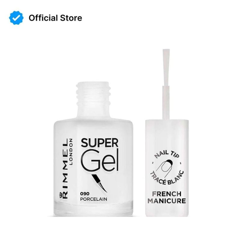 Rimmel Super Gel Nail Polish | 090 Porcelain | Best Price in Pakistan original skincare product Pakistan