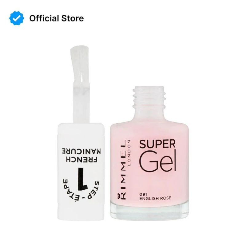 Rimmel Super Gel Nail Polish | 091 English Rose | Best Price in Pakistan original skincare product Pakistan