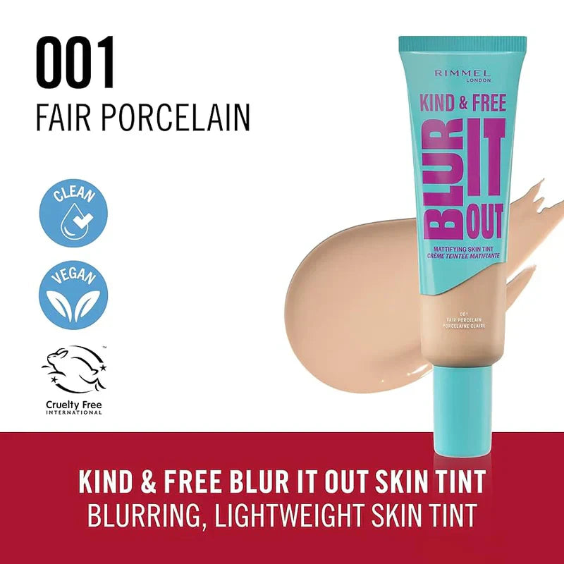 Rimmel London | Kind & Free Liquid foundation 30Ml Mat | Best Price in Pakistan original skincare product Pakistan Main image