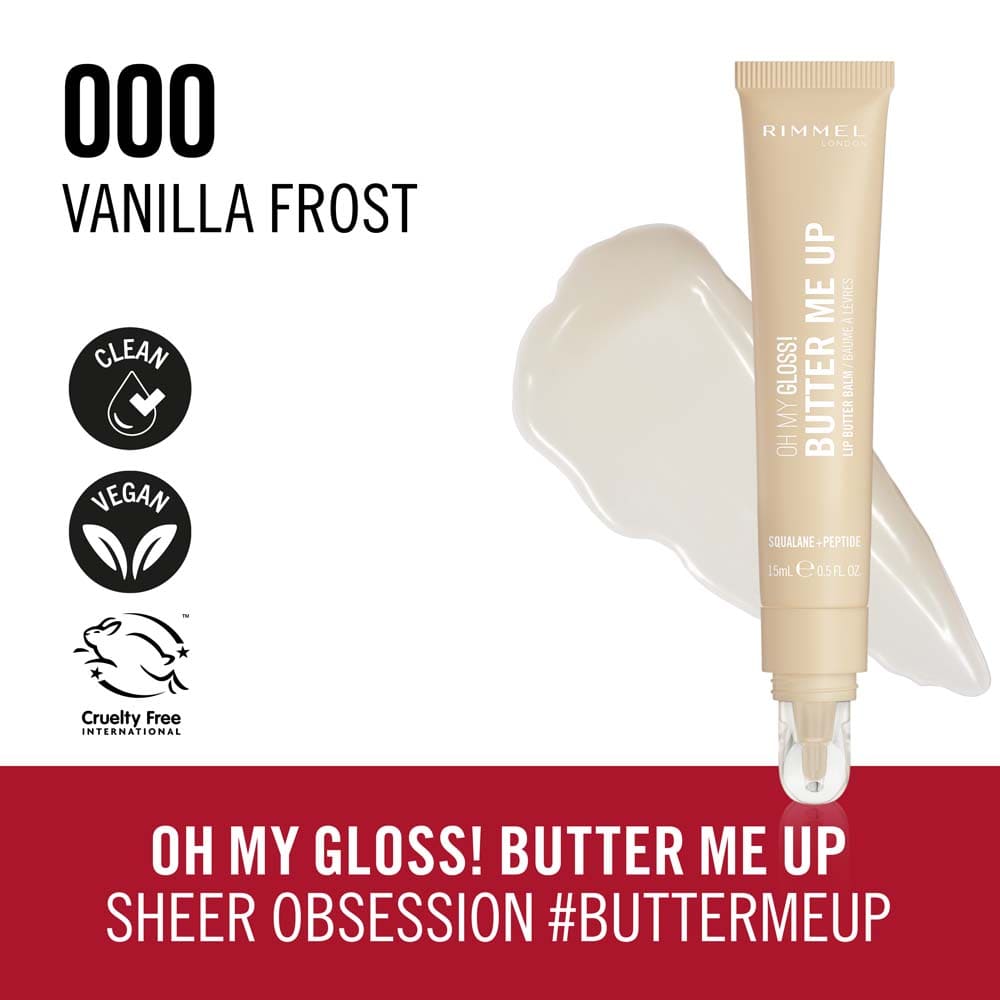 Rimmel London | Oh My Gloss Lip Butter Balm | Vanilla | Best Price in Pakistan original skincare product Pakistan Main image