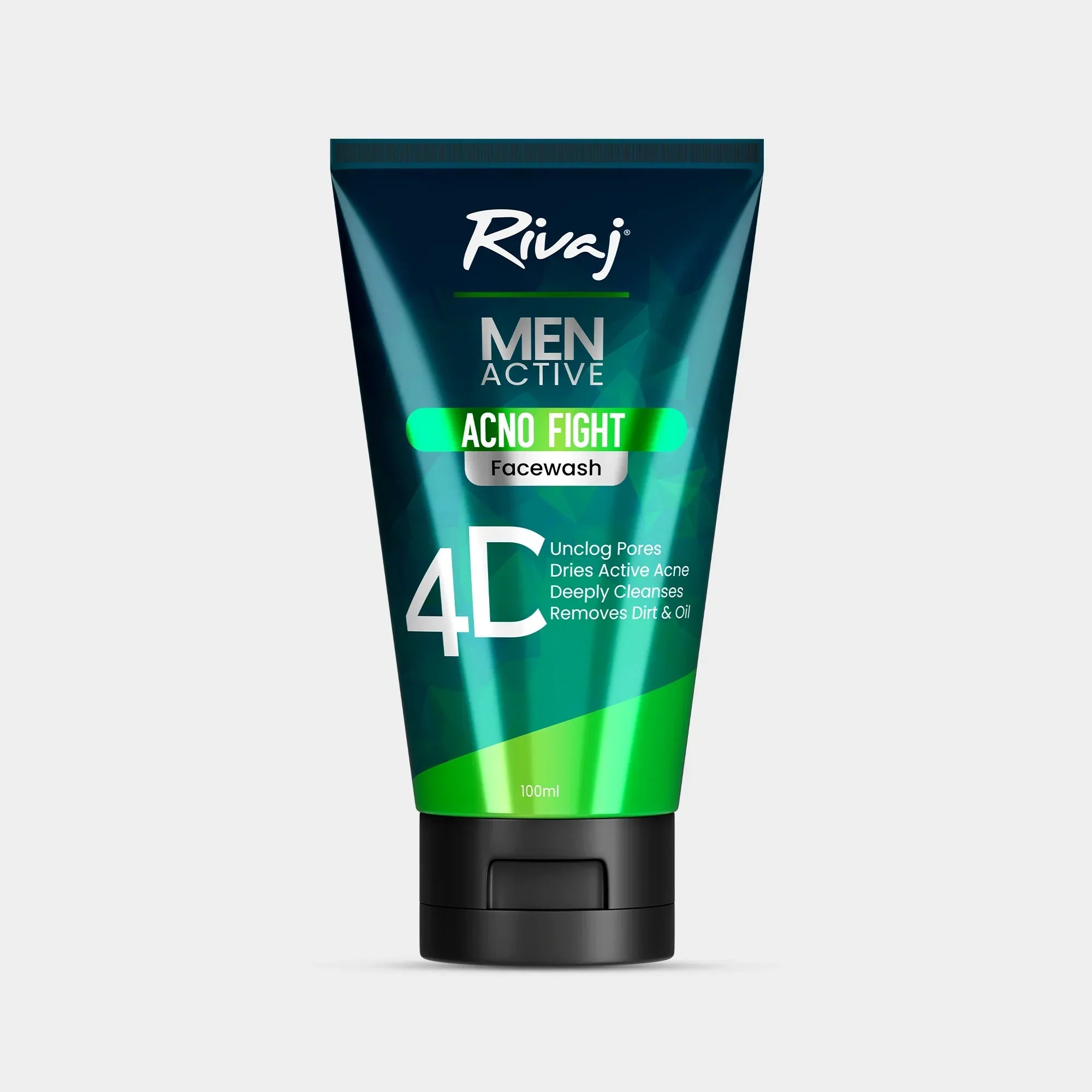 Rivaj | Men Active Acno Fight Face Wash 100ml | Best Price in Pakistan original skincare product Pakistan Main image